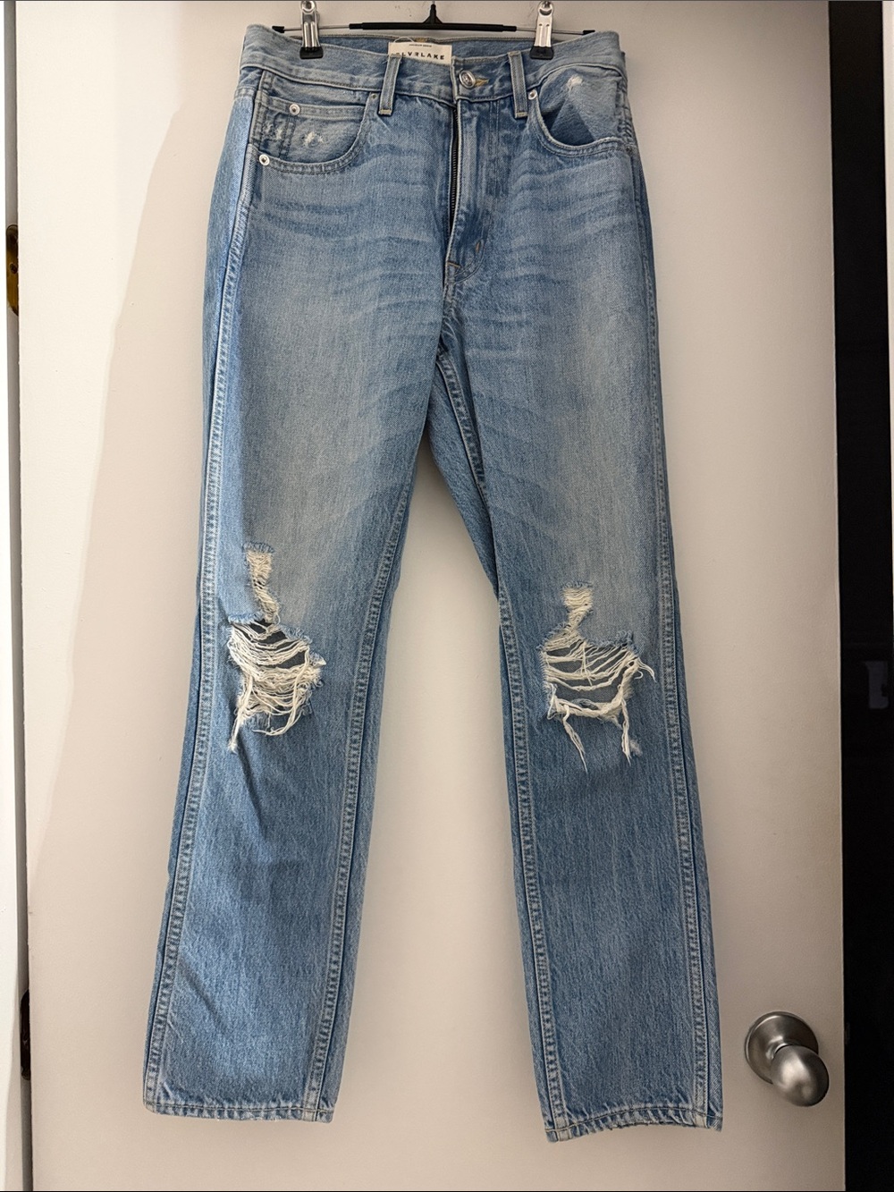 Light Blue Distressed Women’s Jeans - Unbranded size 26